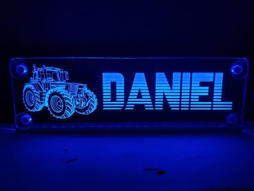 Fendt Favori 926 LED Fahrzeugschild mit Wunschname